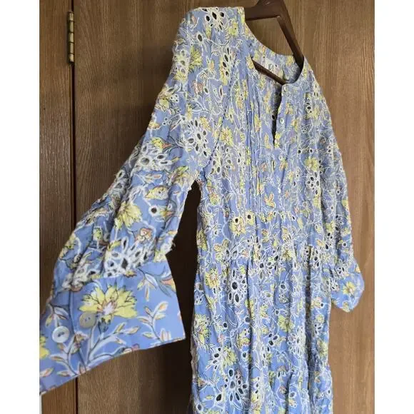 Anthropologie dRA Los Angeles Yara Eyelet Floral Dress - Picture 5 of 14